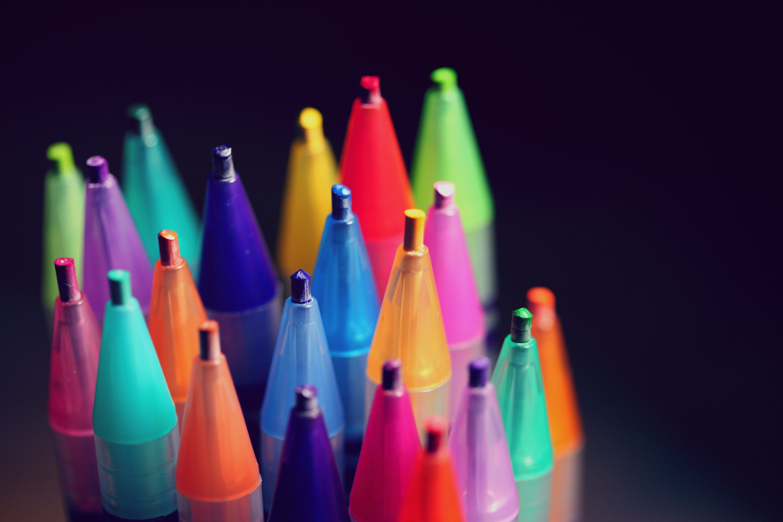 Colored pencils. Photo by Alexander Grey on Unsplash
